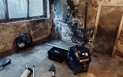 Fachgerechte Schimmelsanierung im Keller